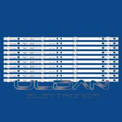 KIT 10 BARRE LED TV AKAI...